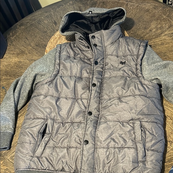 Zoo York Boys Gray Puffer Jacket - Picture 1 of 5